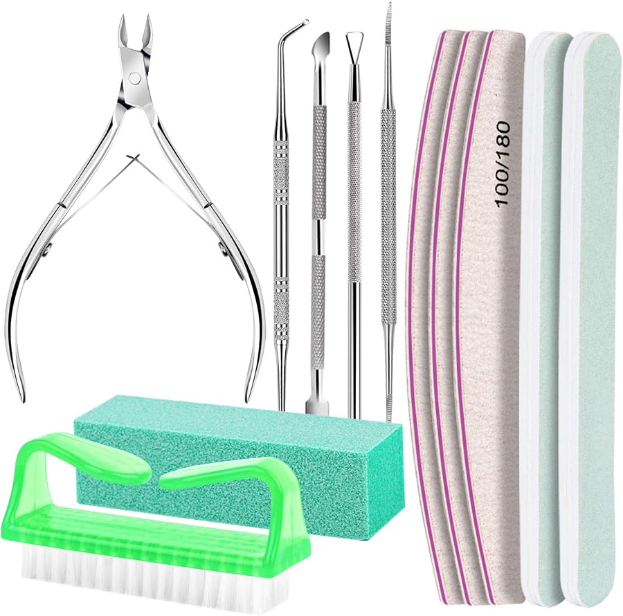 FANDAMEI Nail Care Kit, Nail File, Nail Kit, Manicure Kit for Women
