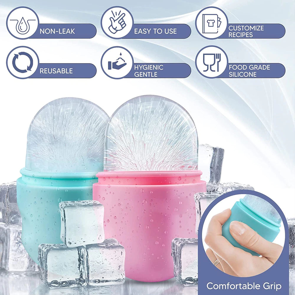 Ice Roller for Face Eyes and Neck Ice Cube Mold Beauty Skin Care