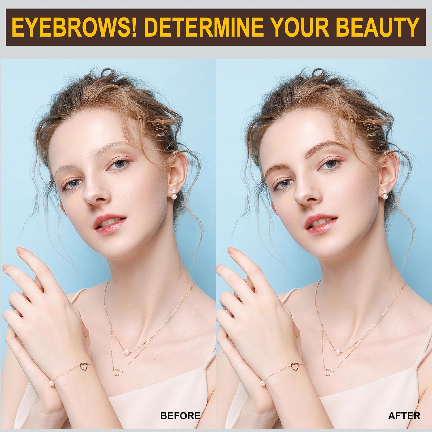Microblading Eyebrow Pencil ,2-in-1 Dual-Ended Eyebrow Pen With