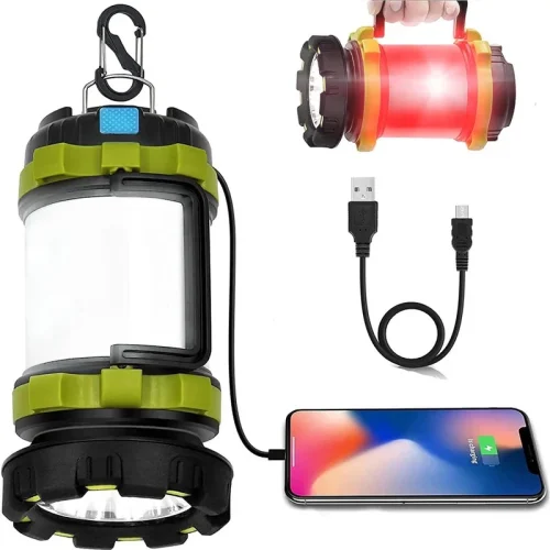 Camping Lantern Rechargeable 3000 Capacity Power Bank Camping