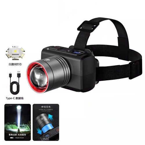 LED Sensor Headlamp Camping Search Light Rechargeable Powerful