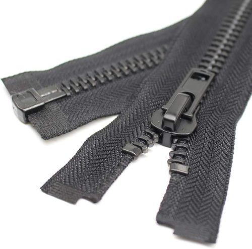 YaHoGa #10 25 Inch Black Nickel Separating Jacket Zipper for