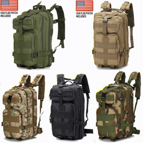 XGear Tactical Small 30L Tactical Backpack Survival Bag