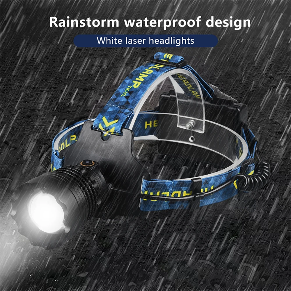 990000000000LM 4*1000W Shot Long Wick Power Headlamp XHP360 Head