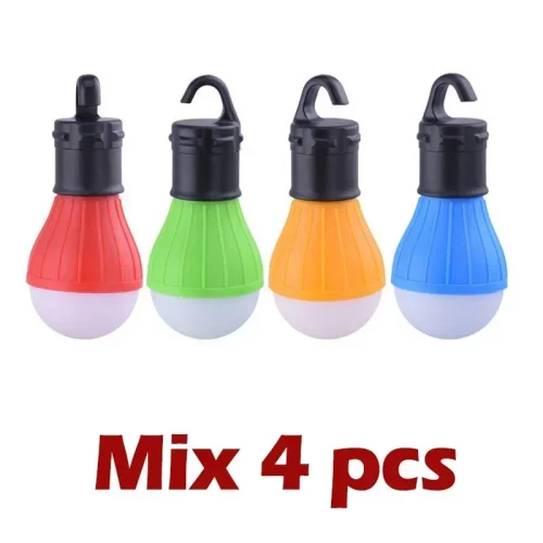4pcs/lot Camping Lantern Outdoor Light Battery Powered Lights