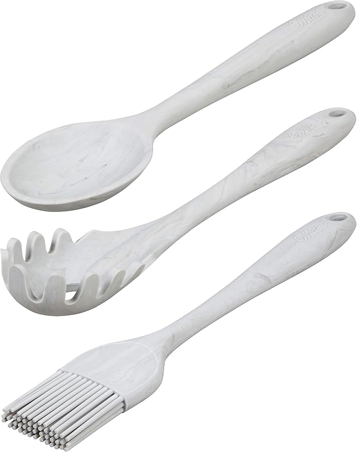 Wilton Marble Silicone Kitchen Utensils Set, 6-Piece
