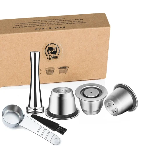 icafilas Coffee Capsule Reusable for Nespresso Cafe Machine