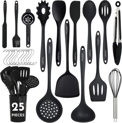 25 PCs Silicone Cooking Utensils Set