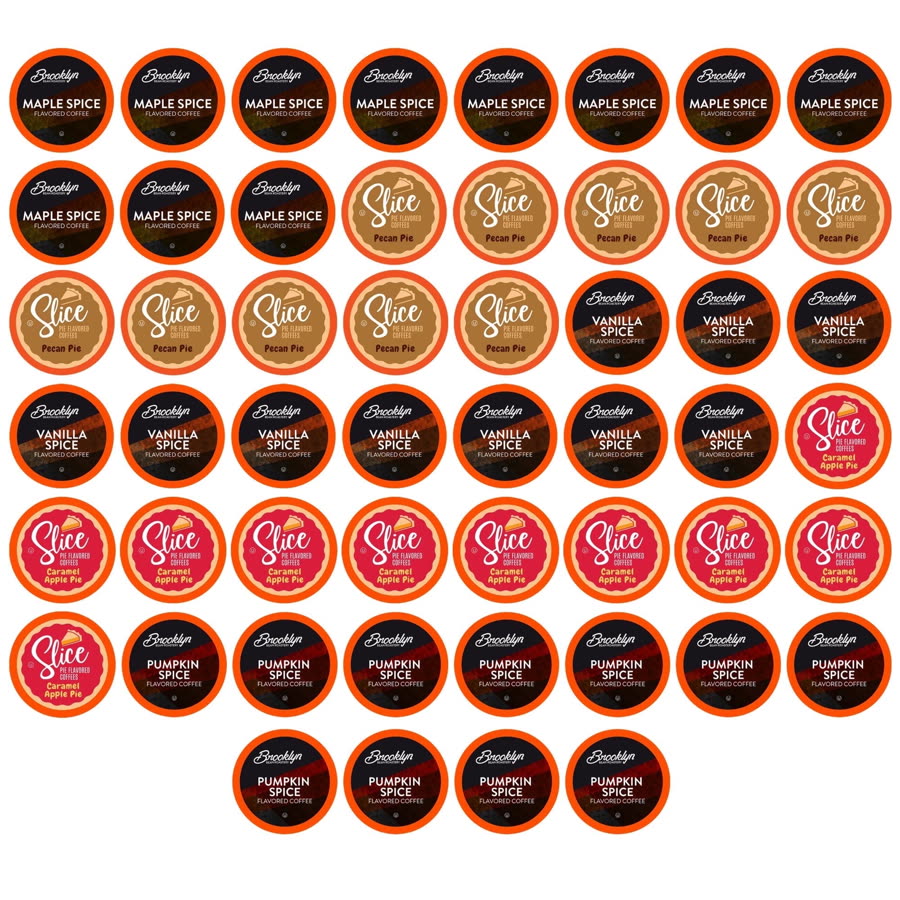 Two Rivers Coffee Autumn Flavored Coffee Pods for Keurig Coffee