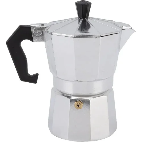 Aluminum Coffee Kettle Household Italian Octagonal Moka Coffee Tea