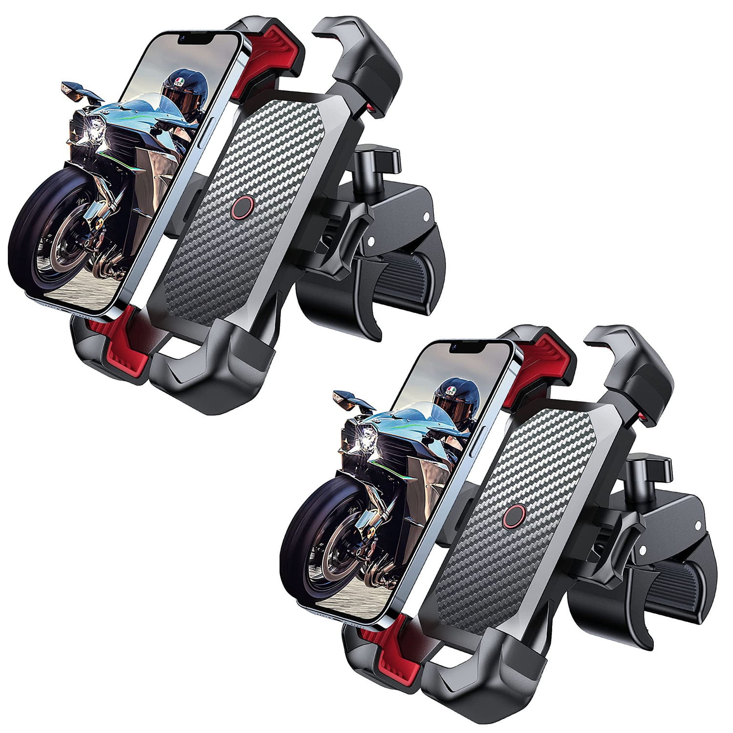 (2 pack) JOYROOM Motorcycle Phone Mount Bike Phone Holder