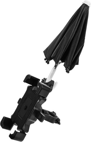 Bike Phone Mount with Umbrella Handlebar Phone Holder for E-Bike