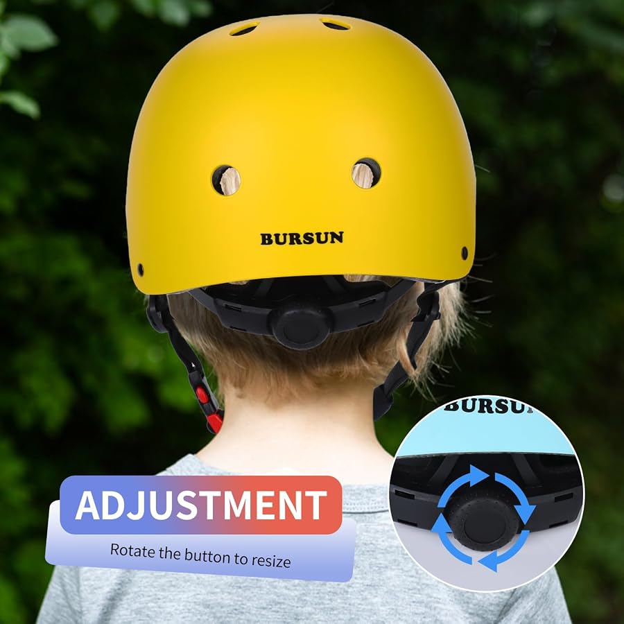 Kids Bike Helmet Ventilation & Adjustable Toddler Helmet for Ages