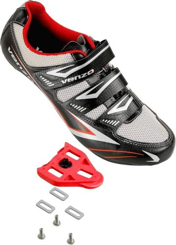 Venzo Bicycle Men's Road Cycling Riding Shoes - 3 Straps