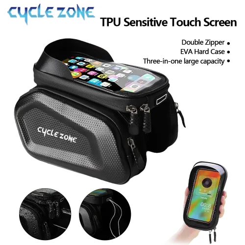Bicycle Phone Bag Bike Top Front Tube Frame Bags Cycling Front Bag
