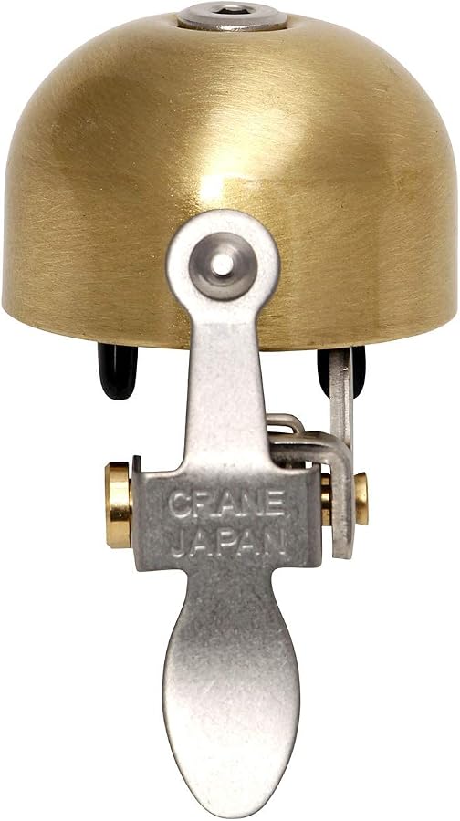 Crane Bike Bell E-Ne Bicycle Bell, Made in Japan for Road Bikes or