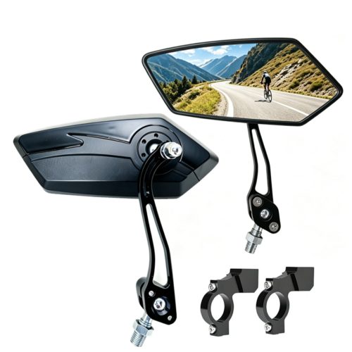Bicycle Mirrors E-Bike Rearview Mirrors 1 Pair Right Left MTB City