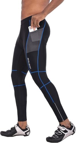baleaf Men's Cycling Pants 4D Padded Bike Tights Bicycle Biking