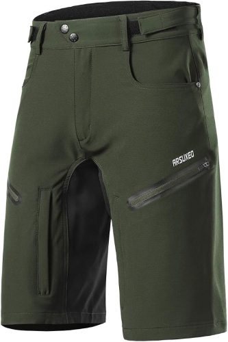 ARSUXEO Mens Bike Shorts,Cycling Shorts,Mountain Bike Shorts Loose