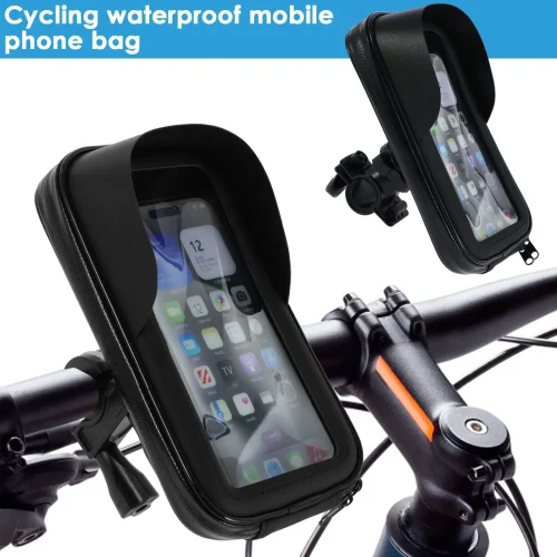 360° Rotatable Bike Phone Holder Bag Waterproof Motorcycle
