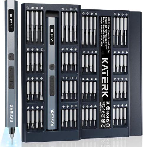 KATERK Electric Screwdriver, 500mAh Mini Electric Screwdriver