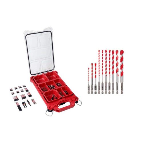 SHOCKWAVE Impact Duty Alloy Steel Driver Bit Set with PACKOUT Case