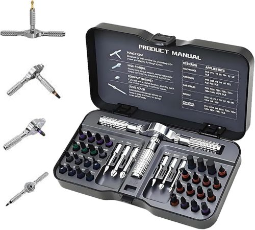 40 in 1 Magnetic Ratchet Screwdriver Set, DIY Ratchet Screwdriver Set