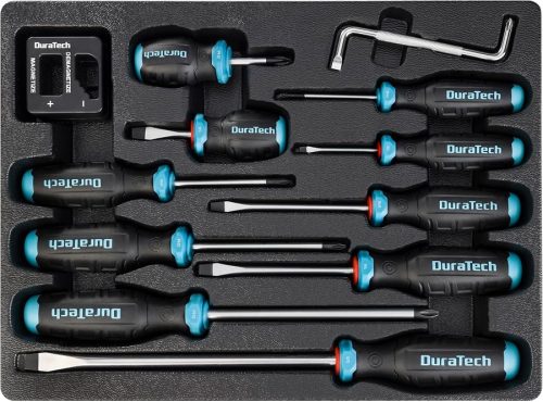 DURATECH 12-Piece Magnetic Screwdriver Set
