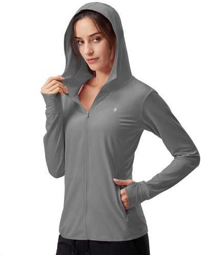 Soothfeel Women's UPF 50+ Sun Protection Hoodie Jacket Lightweight