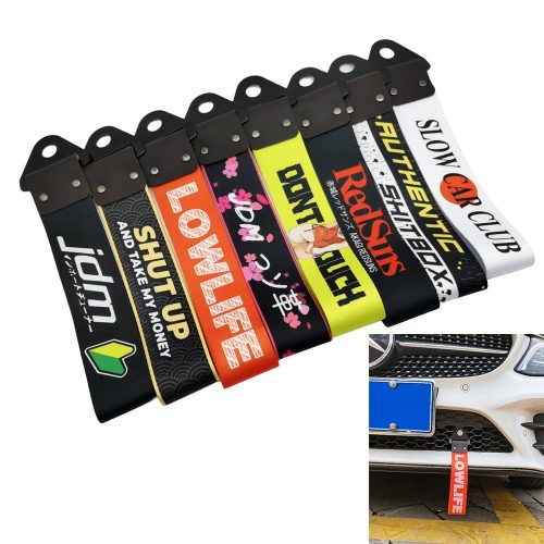 JDM Racing Culture Car Pendant Tow Strap Belt Tow Rope Ribbon