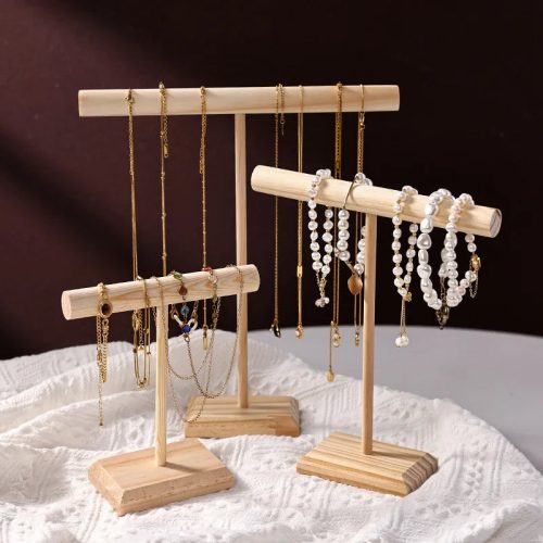 3pcs Necklace Jewelry Display Jewelry Stand Hovering T-Bar