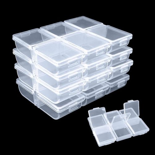 Aventik 4PC Fishing Tackle Box Tackle Utility Boxes Plastic Case Storage