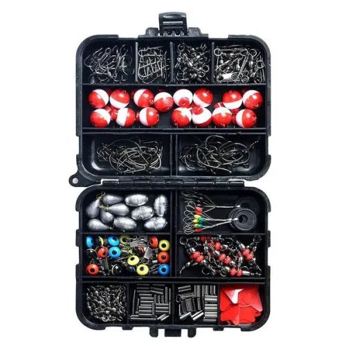 263pcs Outdoor Fishing Accessories Set With Tackle Box Including