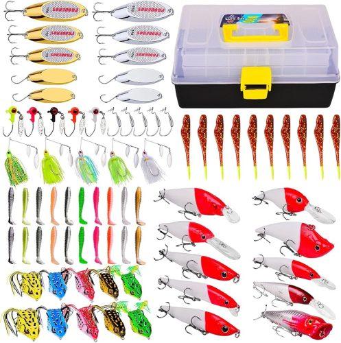 BAIKALBASS Bass Fishing Lures Kit Set Topwater Hard Baits Minnow