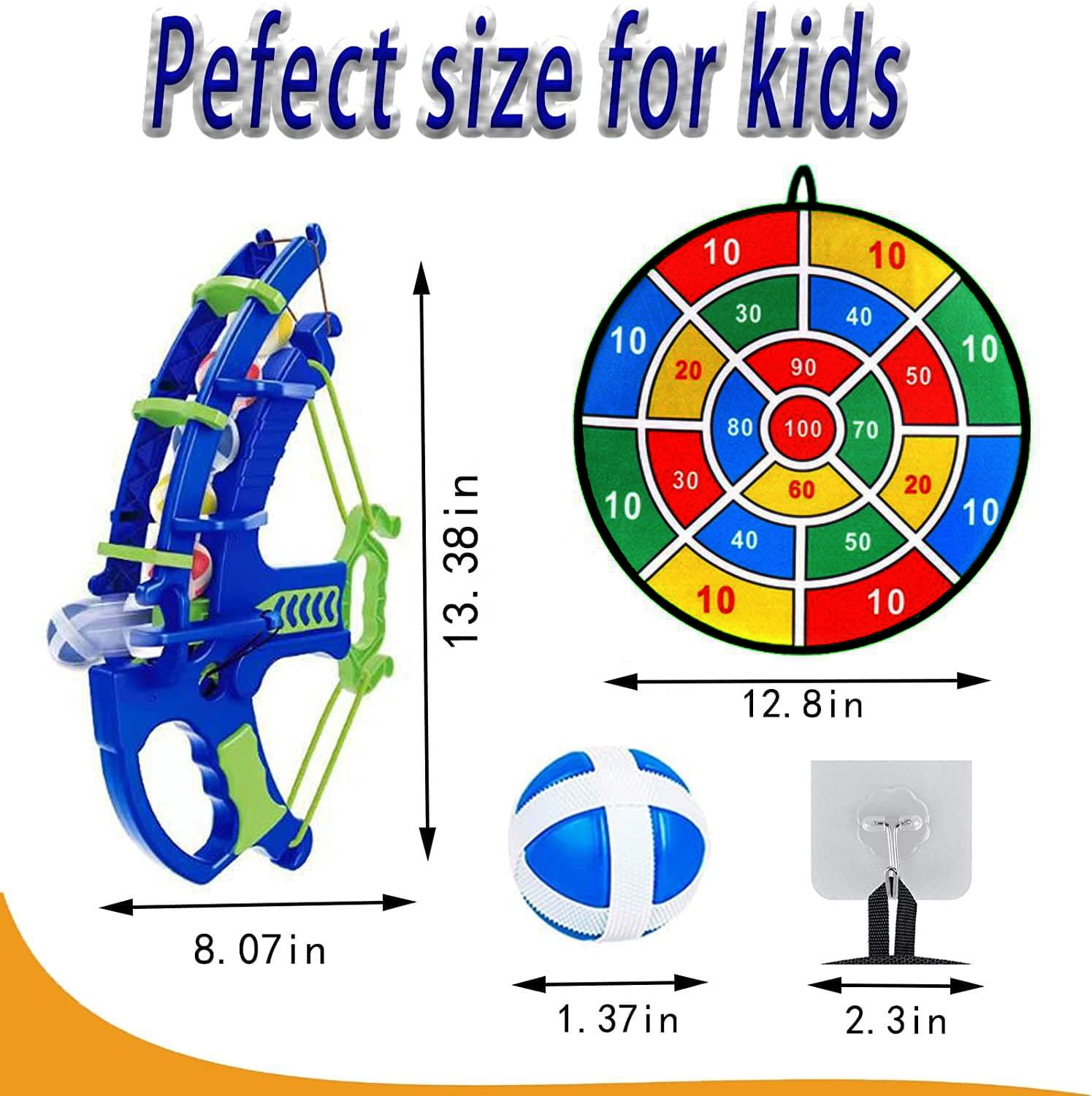 YIJIAL Kids' Bows and Arrows with 16 Ball for Ages 4-6 Youth