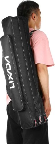 Lixada Fishing Rod Case 3 Layers Oxford Fishing Rod Bag Portable