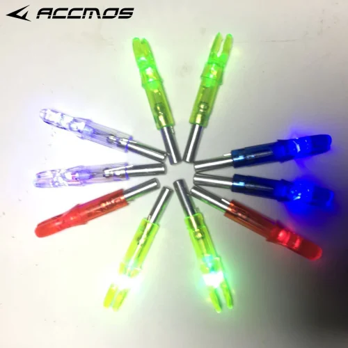6pcs Lighted Nock LED Lighted Arrow Nock for Hunting Shooting
