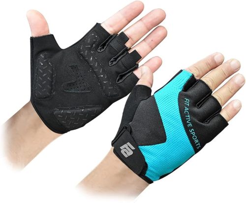 Fit Active Sports Max Grip Weight Lifting Workout Gloves for Gym