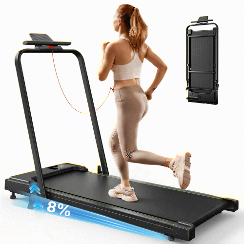 Treadmill 2 in 1 for Home/Office,Patbrela 300 Lbs Walking Pad