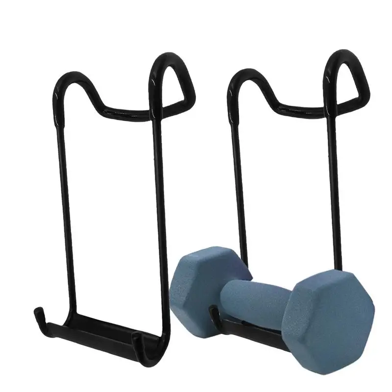 Dumbbell Spotter Hooks Hangers 2X Heavy Duty Barbell Rack