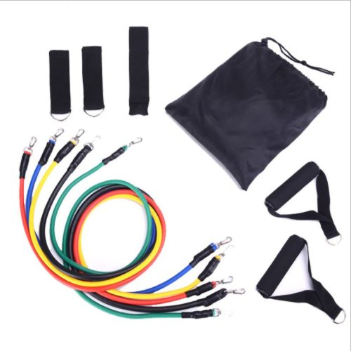 11pcs/set Latex Resistance Bands Multifunction Elastic Exercise Resistance