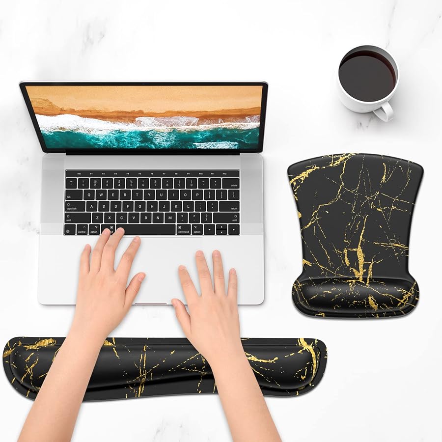 ITNRSIIET Mouse Pad Wrist Support Keyboard Wrist Rest Pad