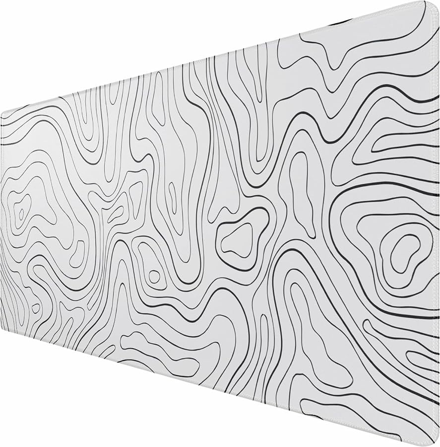 Gaming Mouse Pad, Large Pad with Non-Slip Rubber Base