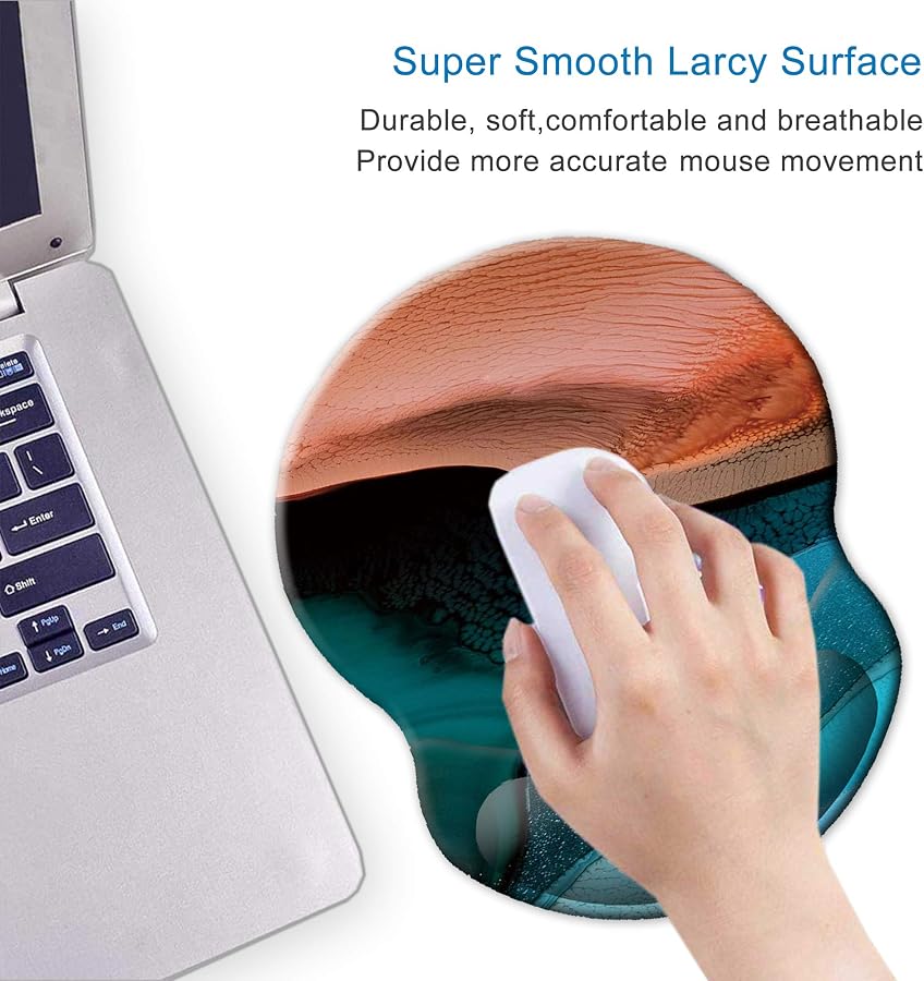 ITNRSIIET Mouse Pad, Ergonomic Mouse Pad with Gel Wrist Rest