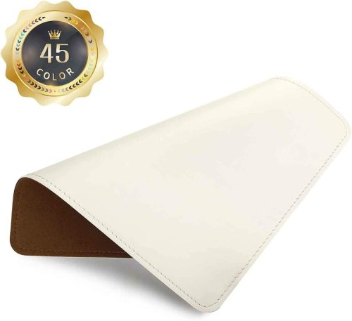 Mouse Pad, PU Mouse Pad，Leather Mouse Pad with Stitched Edge