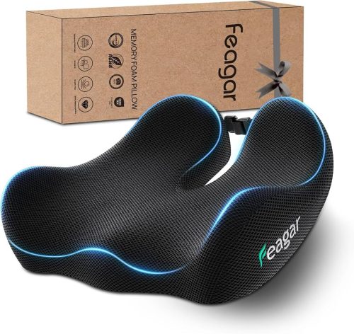 Feagar Seat Cushion for Office Chair - Memory Foam Tailbone Cushion