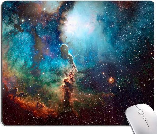 Mouse Pad, Galaxy Mouse Pad, Square Waterproof Mouse Pad Non-Slip
