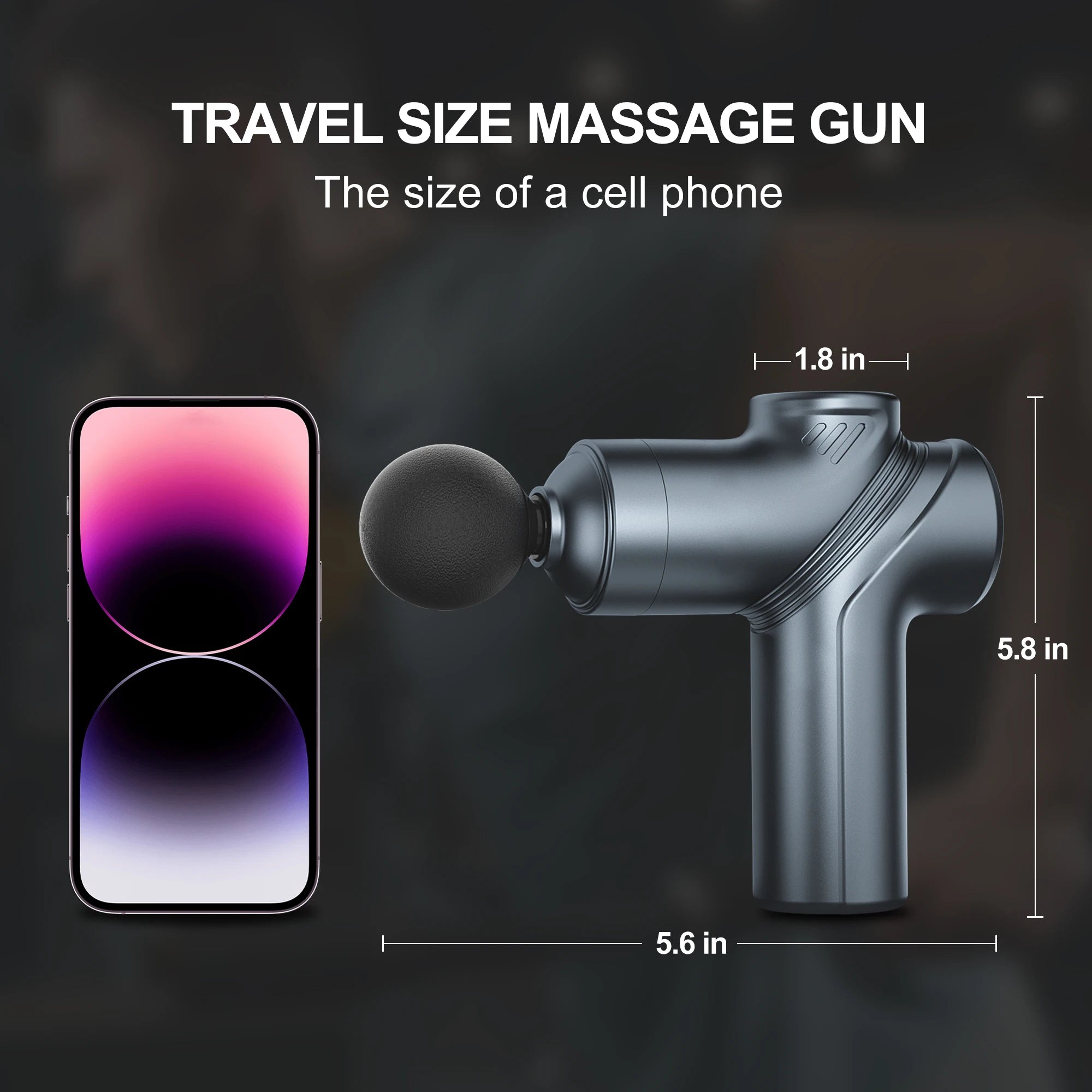 LEERCON Massage Gun Fascia Deep Muscle Relax Body Neck Massager