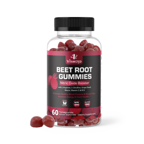 Beet Root Gummies with Grape Seed Extract - 60 Count