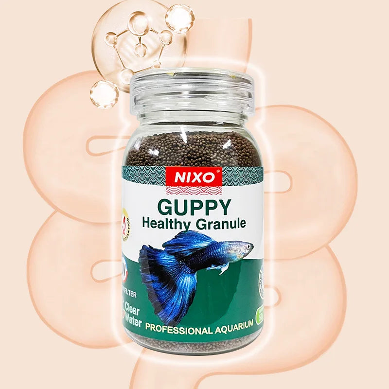 NIXO Guppy Feed Adding Complex Enzymes To Enhance Immunity And